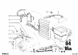 AIR CONDITIONING diagram for BMW 2500-3.3Li 2800