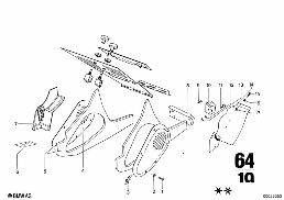 AIR CONDITIONING diagram for BMW 2500-3.3Li 2800