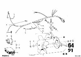 AIR CONDITIONING diagram for BMW 2500-3.3Li 2800