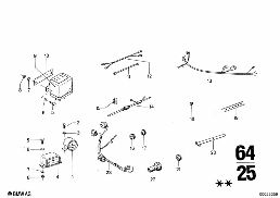 AIR CONDITIONING diagram for BMW 2500-3.3Li 2800