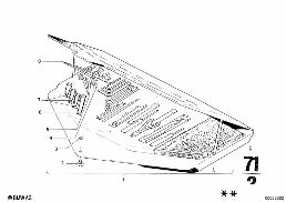 CAR TOOL/LIFTING JACK diagram for BMW 2500-3.3Li 2800