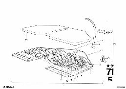 CAR TOOL/LIFTING JACK diagram for BMW 2500-3.3Li 3.0S
