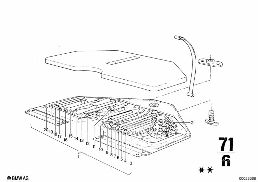 CAR TOOL/LIFTING JACK diagram for BMW 2500-3.3Li 3.0S