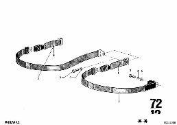 SAFETY BELT REAR diagram for BMW 2500-3.3Li 3.0SBav