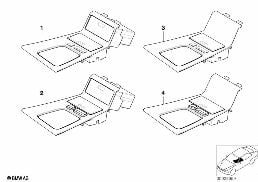 INDIVIDUAL WOOD, CENTER CONSOLE BOTTOM diagram for BMW 7 Series E38 730i