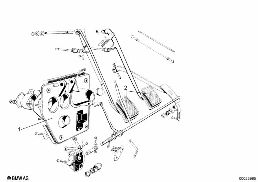PEDALS SUPPORTING BRACKET/BRAKE PEDAL diagram for BMW V8 503