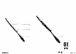 WIPER diagram for BMW 2500-3.3Li 2800