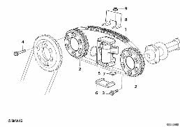 TIMING GEAR TIMING CHAIN TOP diagram for BMW 7 Series E32 740i