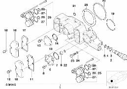Cylindertopp-VANOS diagram for BMW 3 Series E36 M3