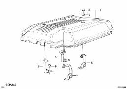 ENGINE ACOUSTICS diagram for BMW 7 Series E32 740i