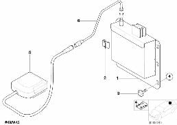 GPS RECEIVER MODULE/GPS ANTENNA diagram for BMW 3 Series E46 M3