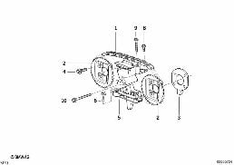 TIMING GEAR TIMING CHAIN TOP diagram for BMW 3 Series E36 320i