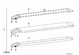 Remorque rampe de charge diagram for BMW 5 Series E39 525td