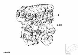 Motor diagram for BMW 3 Series E36 M3