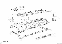 氣缸蓋/氣缸蓋罩 diagram for BMW 3 Series E36 M3