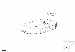 BASIC CONTROL UNIT EGS diagram for BMW 7 Series E38 740i