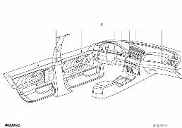 INDIVIDUAL WOOD REPAIR KITS diagram for BMW 7 Series E38 730i