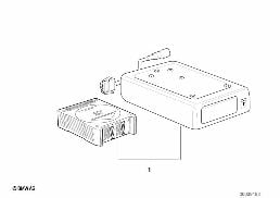 CD PLAYER/CHANGER PIONEER diagram for BMW 3 Series E36 323i