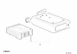 CD player / changer Alpine diagram for BMW 3 Series E36 318ti