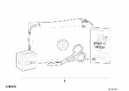 Apteczka pierwszej pomocy diagram for BMW 7 Series E65 745i