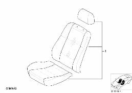 SEMI-TAILORED SHEEPSKIN diagram for BMW 3 Series E36 323i