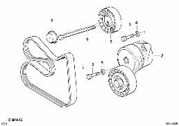 BELT DRIVE WATER PUMP/ALTERNATOR