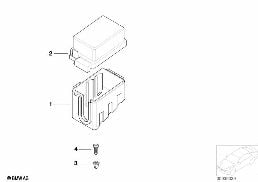 Boîtier fusibles/support de relais diagram for BMW 7 Series E38 750iLS
