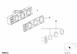 Commande de climatiseur diagram for BMW 5 Series E39 525td