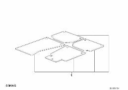 ชุดแผ่นรองพื้น diagram for BMW 5 Series E28 535i
