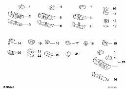 TUBING SUPPORT diagram for BMW 3 Series E36 M3