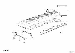 Acústica do motor diagram for BMW 7 Series E38 750i