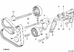 BELT DRIVE WATER PUMP/ALTERNATOR