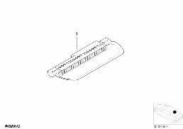 THIRD STOPLAMP diagram for BMW 3 Series E46 325Ci