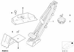 Cric diagram for BMW 7 Series E38 735iL