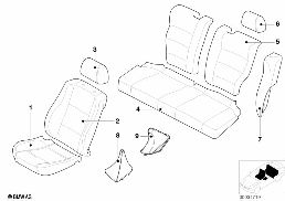 个性化车型 98 英国，PA292 diagram for BMW 3 Series E36 318ti