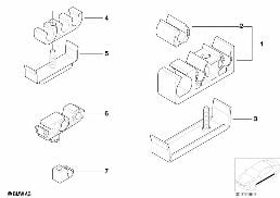 Support de conduite diagram for BMW 5 Series E39 525td