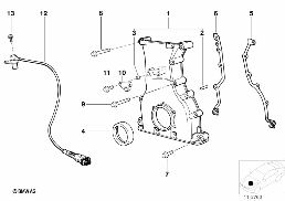 Kedjelaada diagram for BMW 3 Series E36 M3