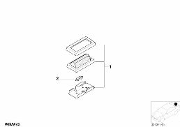 VARIOUS LAMPS F OFFICIAL VEHICLES diagram for BMW 3 Series E36 323i