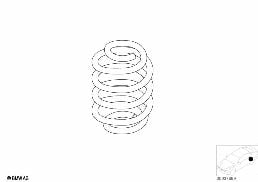 BARREL SPRING REAR diagram for BMW 3 Series E46 M3