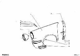 FRONT SIDE PANEL diagram for BMW 700LS