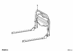 Système coffre à bagages diagram for BMW R 50         -69 R50
