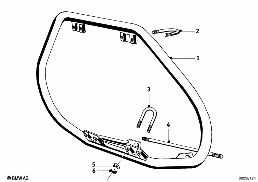 Etrier de protection diagram for BMW R 50         -69 R50