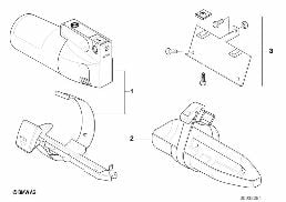 Extincteur a poudre diagram for BMW 5 Series E39 525td