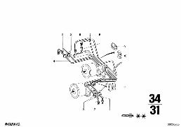 브레이크 파이프,앞 diagram for BMW 1502-2002tii 2002