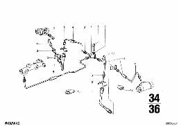 브레이크 파이프,뒤 diagram for BMW 1502-2002tii 2002