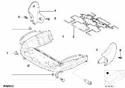SEAT, FRONT, SEAT FRAME