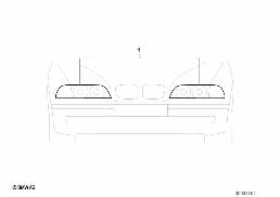 INSTALL.KIT, XENON LIGHT diagram for BMW 3 Series E46 318i