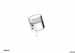 CRANKSHAFT-PISTONS diagram for BMW 7 Series E23 728i
