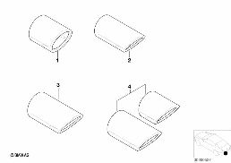 TAILPIPE TIP diagram for BMW 3 Series E46 323Ci