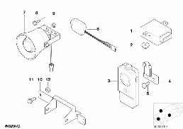 組件 雙嚮電話設備 diagram for BMW 5 Series E39 540iP